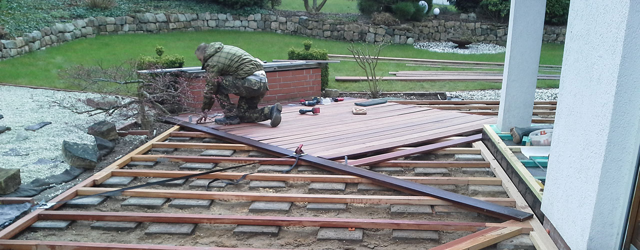 Holzterrasse